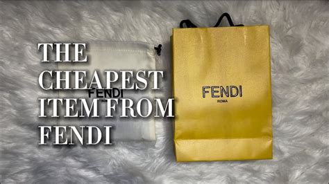 cheapest item at fendi